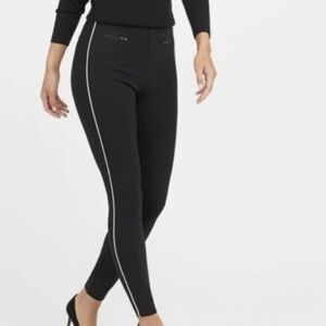 Spanx Black Women's Pants with White Stripe The Perfect Fit Ankle